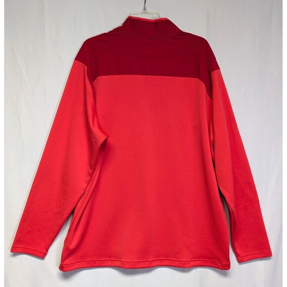 Nike Golf Dri-Fit Tour Performance 1/4 Zip Pullover Mens 2XL Red - Picture 8 of 13